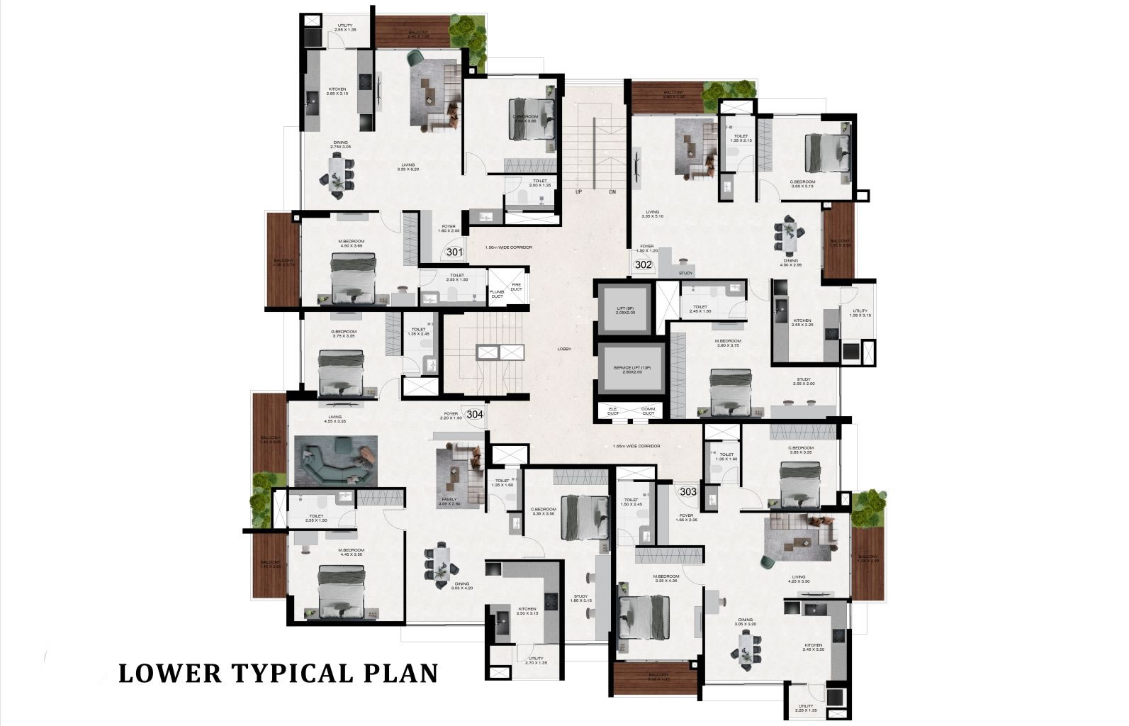 Lower Typical Plan